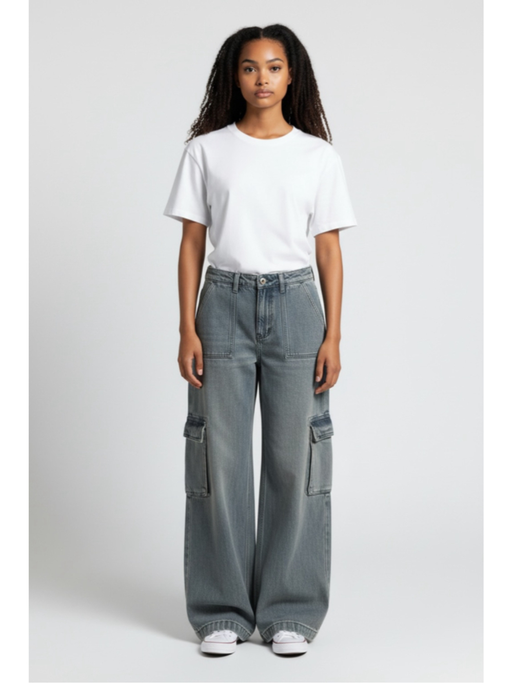 Women's Lucky Brand Wide Leg Cargo Pants 10/30